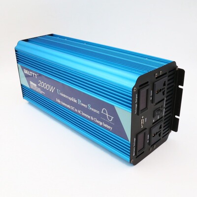 12V 220v solar pure sine wave power inverters with AC charge