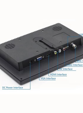 10.1 inch 1366x768 Portable Monitor with VGA HDMI BNC USB i