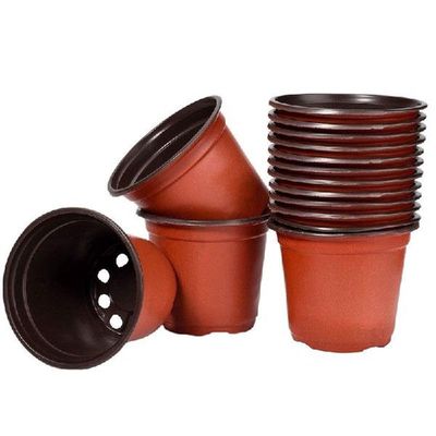50 Pcs 7 inch Plastic Flower Seedlings Nursery Supplies