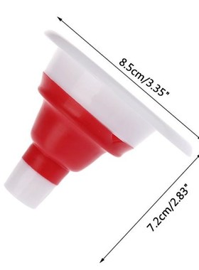 Silicone Foldable Outdoor Collapsible Style Funnel Hopper Ki