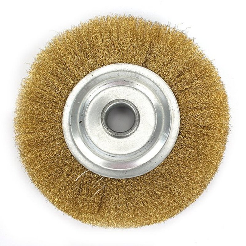 5 Inch Pure Copper Wire Wheel Brass Brush For Metal Rust Rem