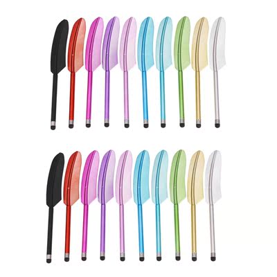 20 x Colorful Feather Handle Stylus/Stylus Touch Pen Multi-F