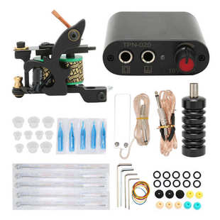 Complete Tattoo Kit Handle Grommet Tattoo Needle Clip Cord