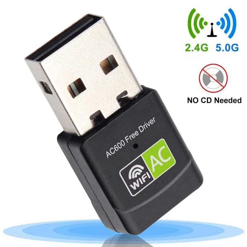 USB WIFI Adapter WIFI Dongle AC600Mbps Free Driver High Spe