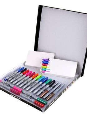 24pcs/set  Marker Pen Student Animation Design Art Hand-Pain