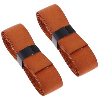 2x Leather Handle Grip Tape Cover Tennis/Badminton/Squash Ra