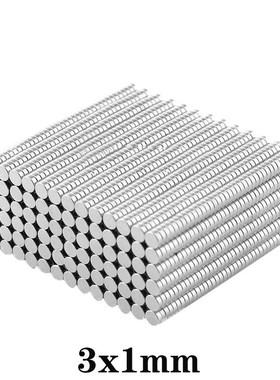 *100~5000PCS 3x1 Mini Small Round Magnets 3mm*1mm Neodymium