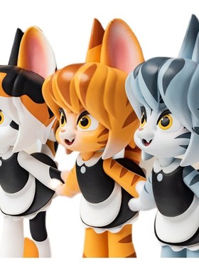 Blind box Caja Ciega Action Figure Maid Cat series Hot anima