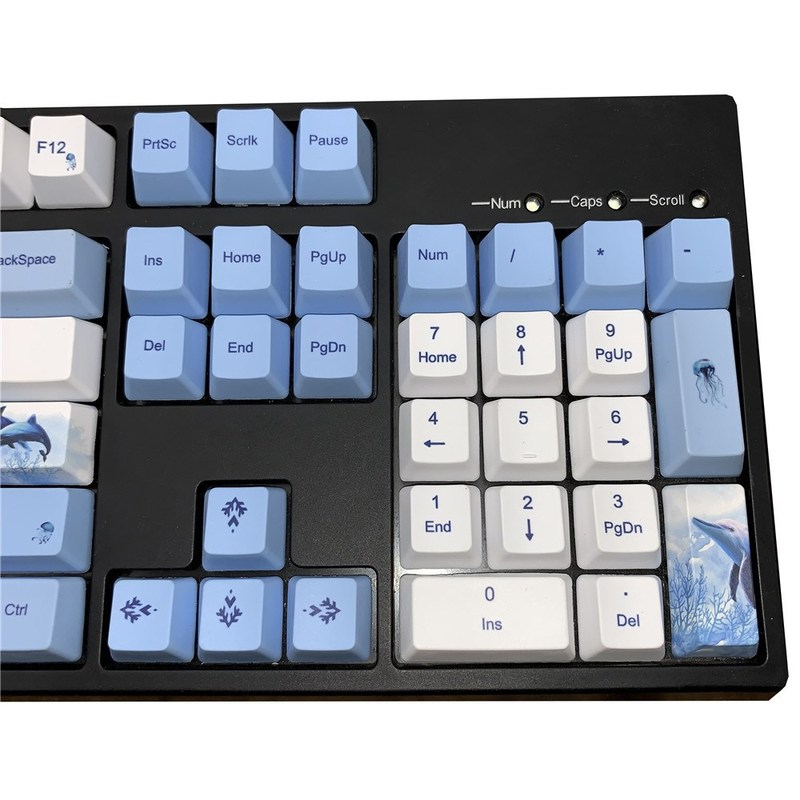 Whale OEM  PBT Keycaps Full Set Mechanical Keyboard Keycaps