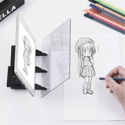 Optical Imaging Drawing Board Lens Sketch Mirror Reflection
