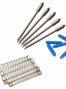 KZTech 50pcs 60degree Cutting Blade for Graphtec CB09 Silhou