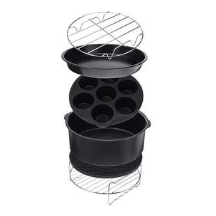 12pcs Air Fryer Accessories 9 Inch Fit for Airfryer 5.2-6.8Q