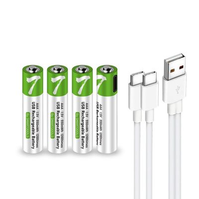 SMARTOOOLS 1.5V AAA 550 MWh USB Rechargeable Li-ion Battery