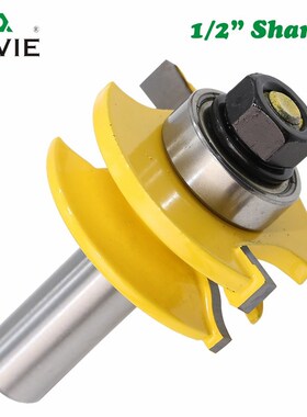 /3pcs/set 12mm 1/2 Shank Door Panel Cabinet Tenon Router Bit