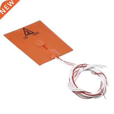 3D Printer 24V 60W Silicone Heater Pad Heating Mat 100x100mm