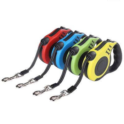 Durable Dog Leash Automatic Retractable Nylon Dog Lead Exte
