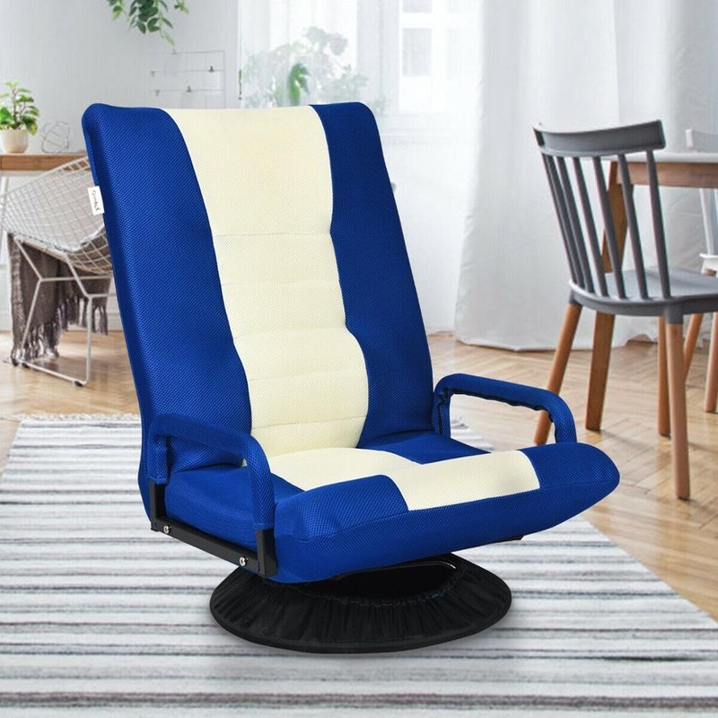 Gaming Floor Chair Folding Lazy Sofa 6-Position Adjustable S