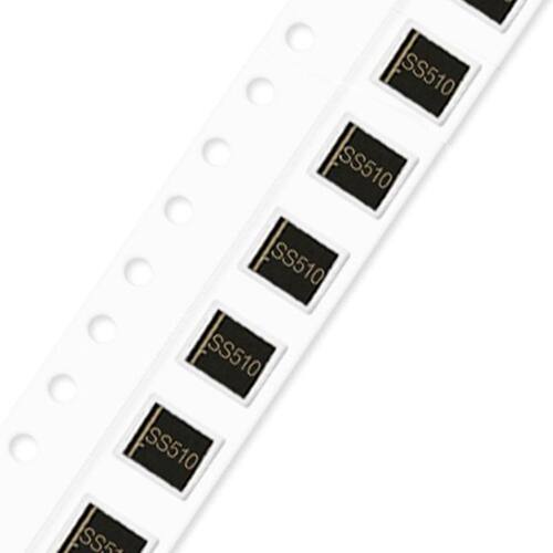 20pcs SS510 SR5100 5A 100V SMB DO-214AA Schottky Diodes