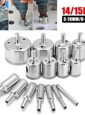 3mm-50mm Diamond Vacuum Brazed Dry Drilling Core Bits M14 Th
