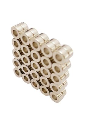30PCS Magnet Ring Diametrically OD6xID3xT3mm Neodymium Perma