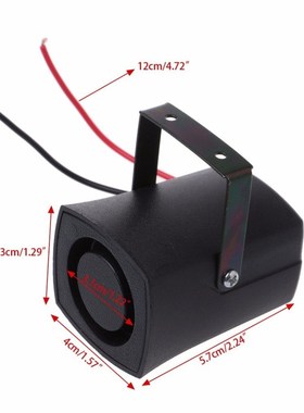 Car DC12V Auto Warning Siren Backup Alarms Horns Beep Revers