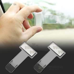 2pcs new car Parking Ticket Holder Clip Sticker For Peugeot