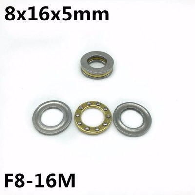 10Pcs F8-16M 8x16x5mm Axial Ball Thrust Bearing plane thrust
