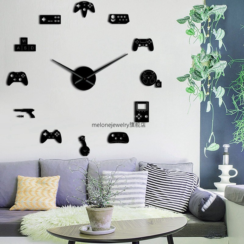 Controller Video Diy Giant Wall Clock  Joysticks ers r Wall
