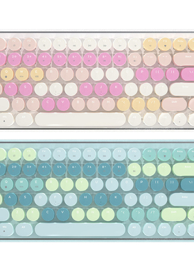 Ajazz K840T 84 Keys Mechanical Keyboard 3 Modes Type-C USB W