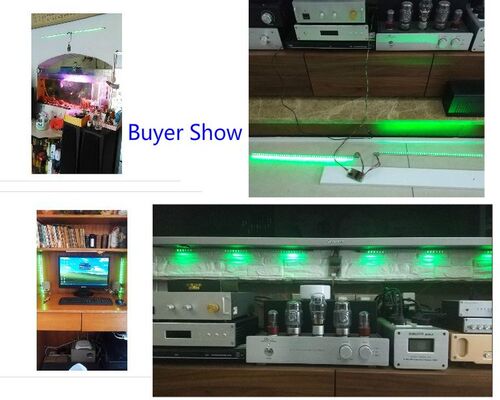 GHXAMP Dual 48 Audio Level Indicator Light Bar LED Music Spe
