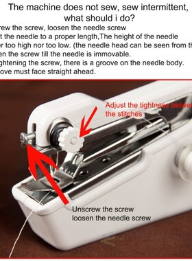 Portable Mini Hand Sewing Machine Electric Stitch Needlework