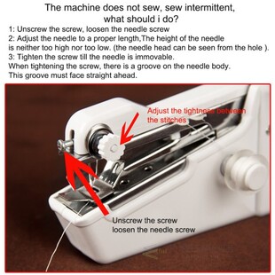 Portable Mini Hand Sewing Machine Electric Stitch Needlework
