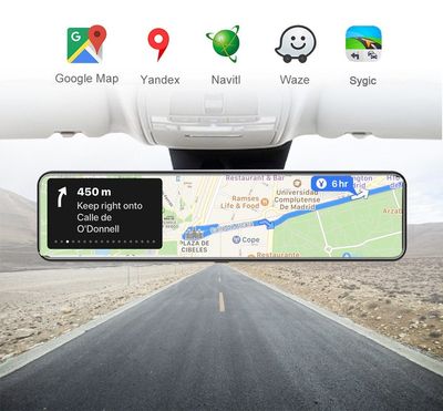 OBDPEAK Android 4G 12'' Car Rearview Mirror Stream M