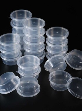 24 pcs Slime Storage Container Reusable Plastic Storage Jars