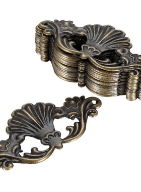 8 Pcs Antique Jewelry Wooden Box Protector Brackets Furnitur