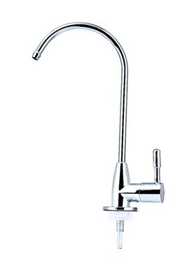 1pc  1/4'' Plastic Water Filter Tap Deck-Mounted Val