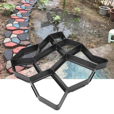 Paving Pavement Stone DIY Stepping Stone Mold for Garden Law