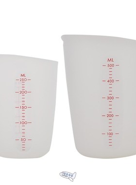 250ml Silicone Measuring Cup Precision Graduated Kitchen Mea