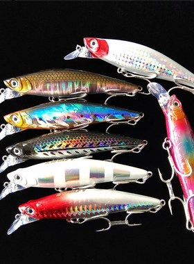 7 colors 10cm 33g  Fishing lures Sinking Minnow lure High Qu