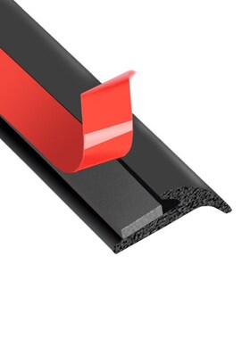 Universal Car Rubber Sealing Strip Slanted T-Type Auto Seal