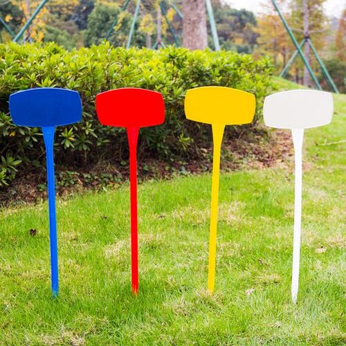 10pcs Plant Tag T-type Plastic Nursery Garden Plant Label Fl