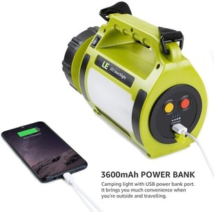 Light LED Flashlight Rechargeable Modes 10000LM Camping