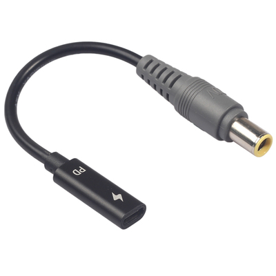 USB Type C Female PD Charging Cable Cord for Lenovo Thinkpad