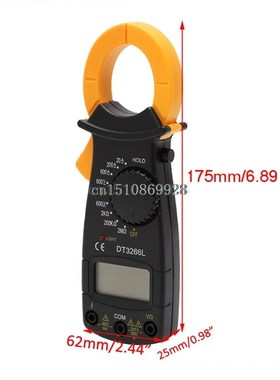 Multimeter DT3266L Digital Clamp Meter Multimeter Voltage Cu