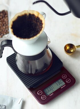 5kg/0.5g LCD Digital Coffee Weighing Scale Home Kitchen Bar