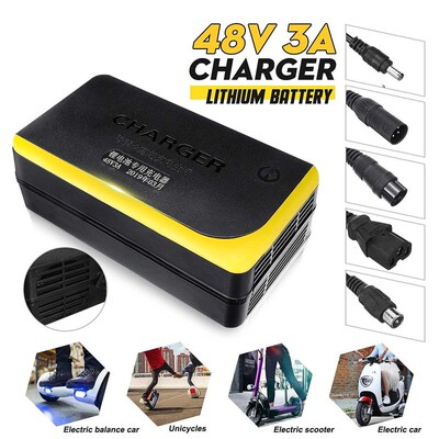 48V 3A Charger Electric Scooter Power Supply 5 Type Connecto