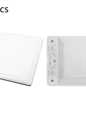 Electric Wall Switch Socket Blank Cover Panel Whiteboard ABS