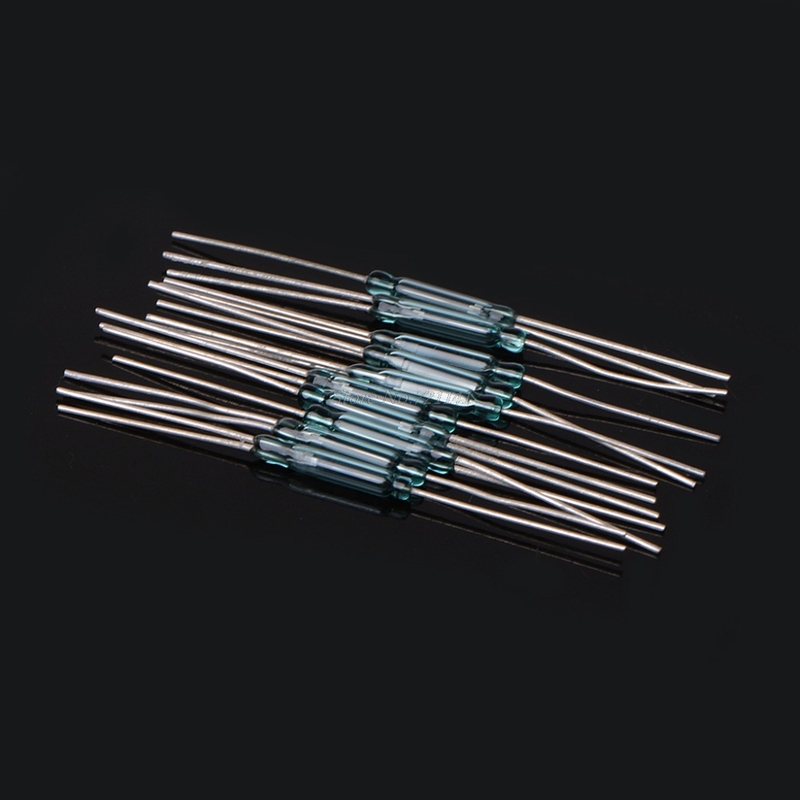 10 Pcs 2.5X14mm 4W 3 Pin Glass Reed Relay Magnetic Switches