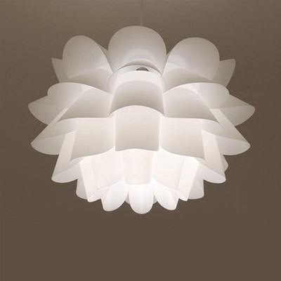 Assembly Lotus Chandelier Ceiling Pendant Lampshade DIY Puzz