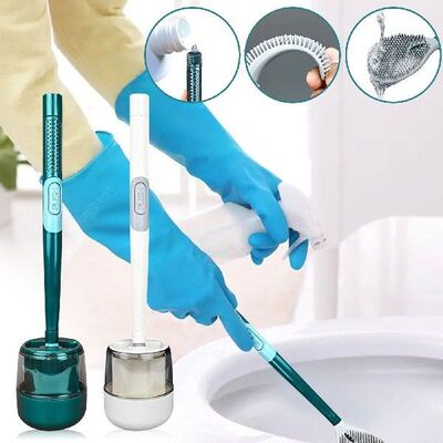 Tpr Kepala Silikon Sikat Toilet Cepat Menguras Alat Bersih